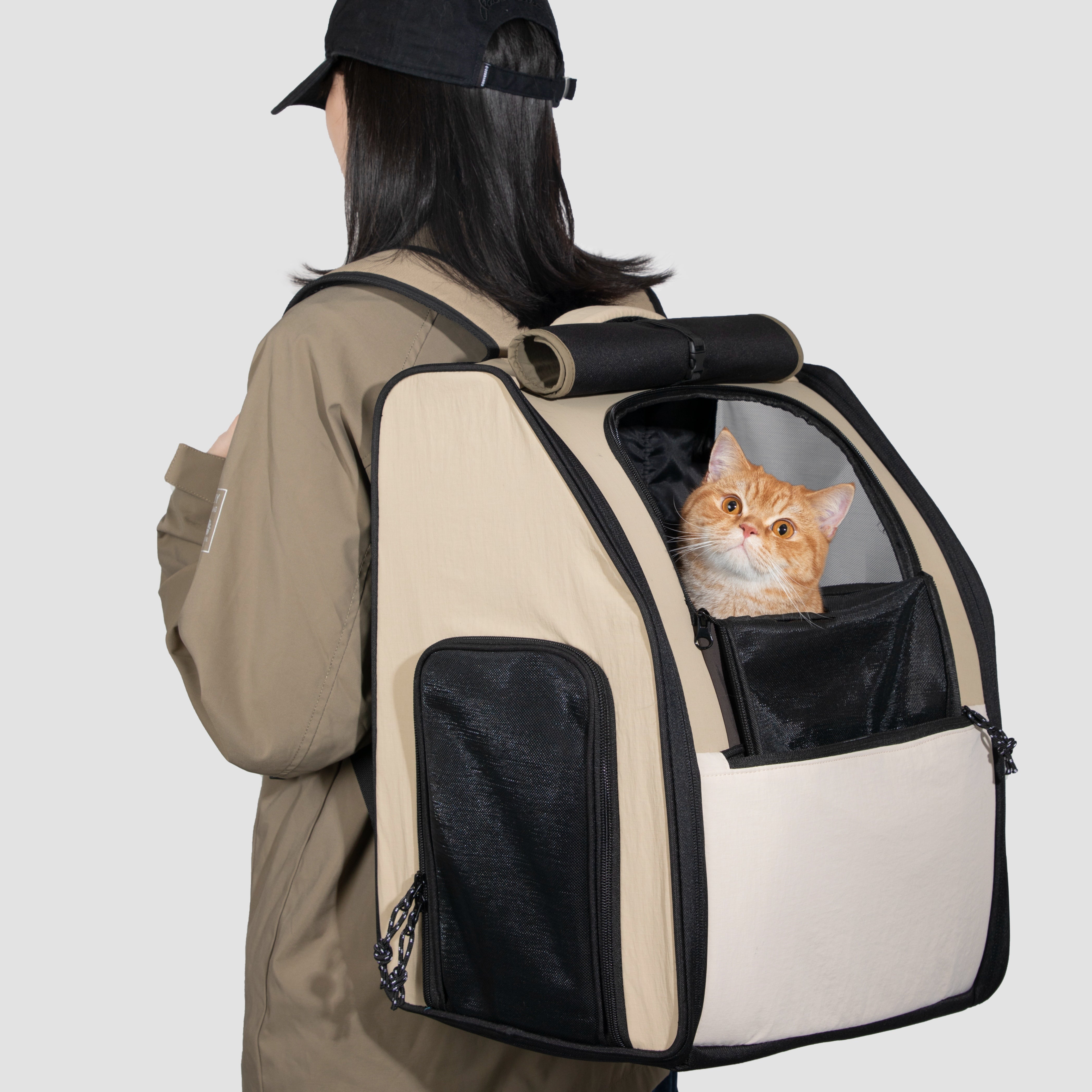 Fort Stitch Cat Travel Backpack Secondary image