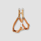 adjustable color block dog harness for walks
