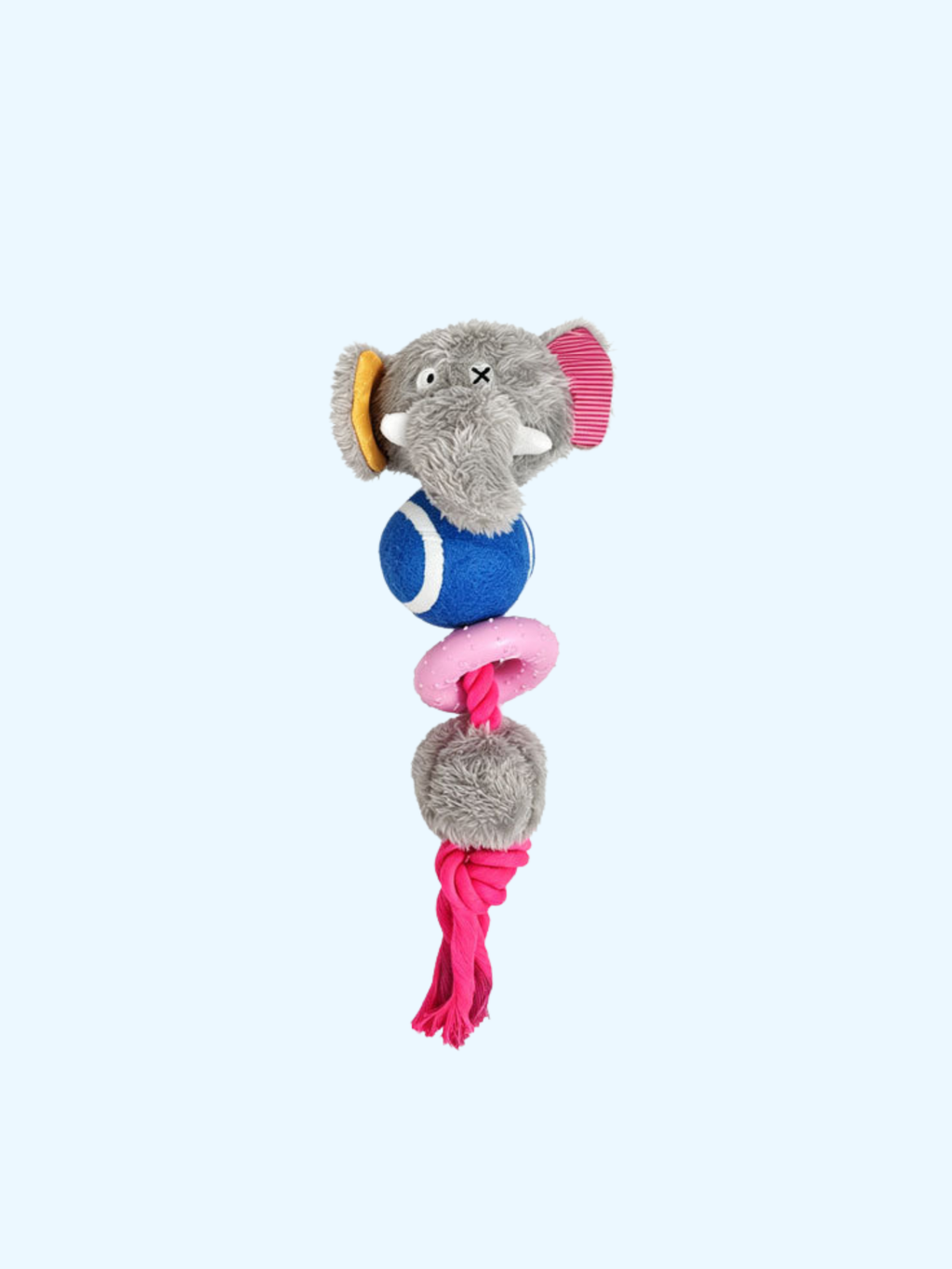 Elephant Plush Squeaky Dog Toy