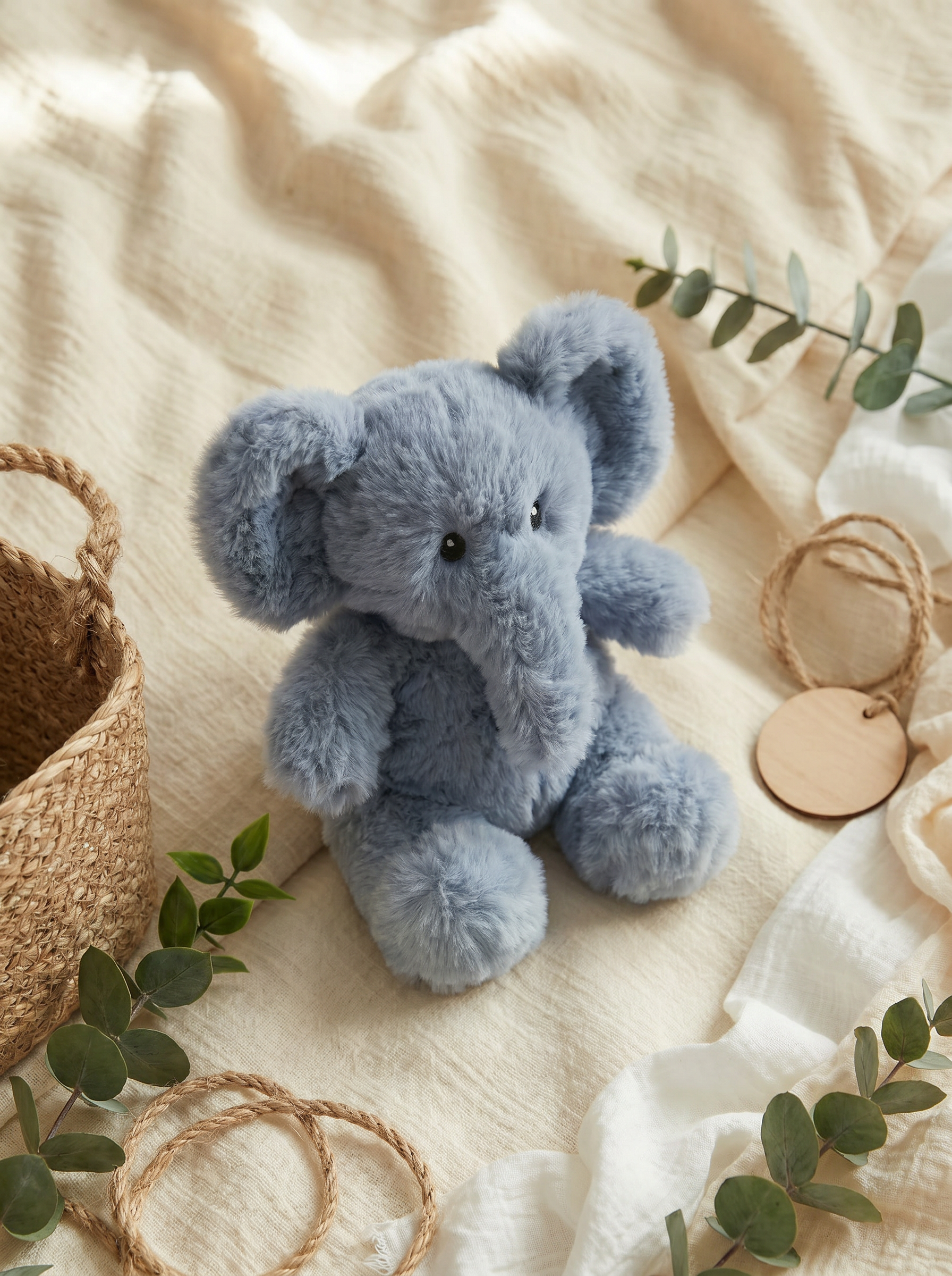 soft elephant plush dog toy for puppies Main image
