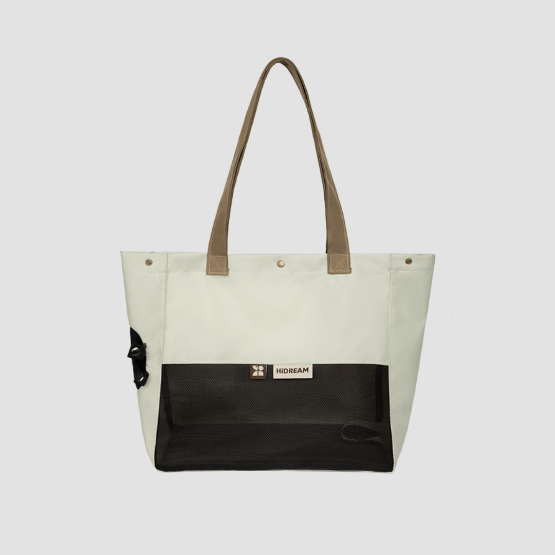 Colorblock Shoulder Carrier Tote Main image