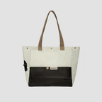 Colorblock Shoulder Carrier Tote