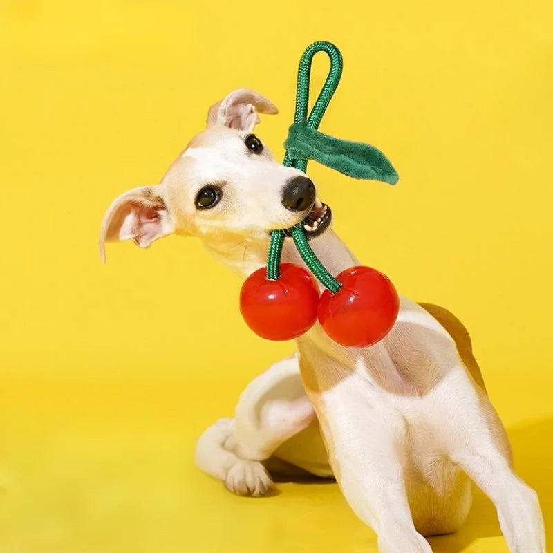Juicy Cherries Chew Rope Toy Secondary image