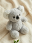 koala plush dog toy for puppies