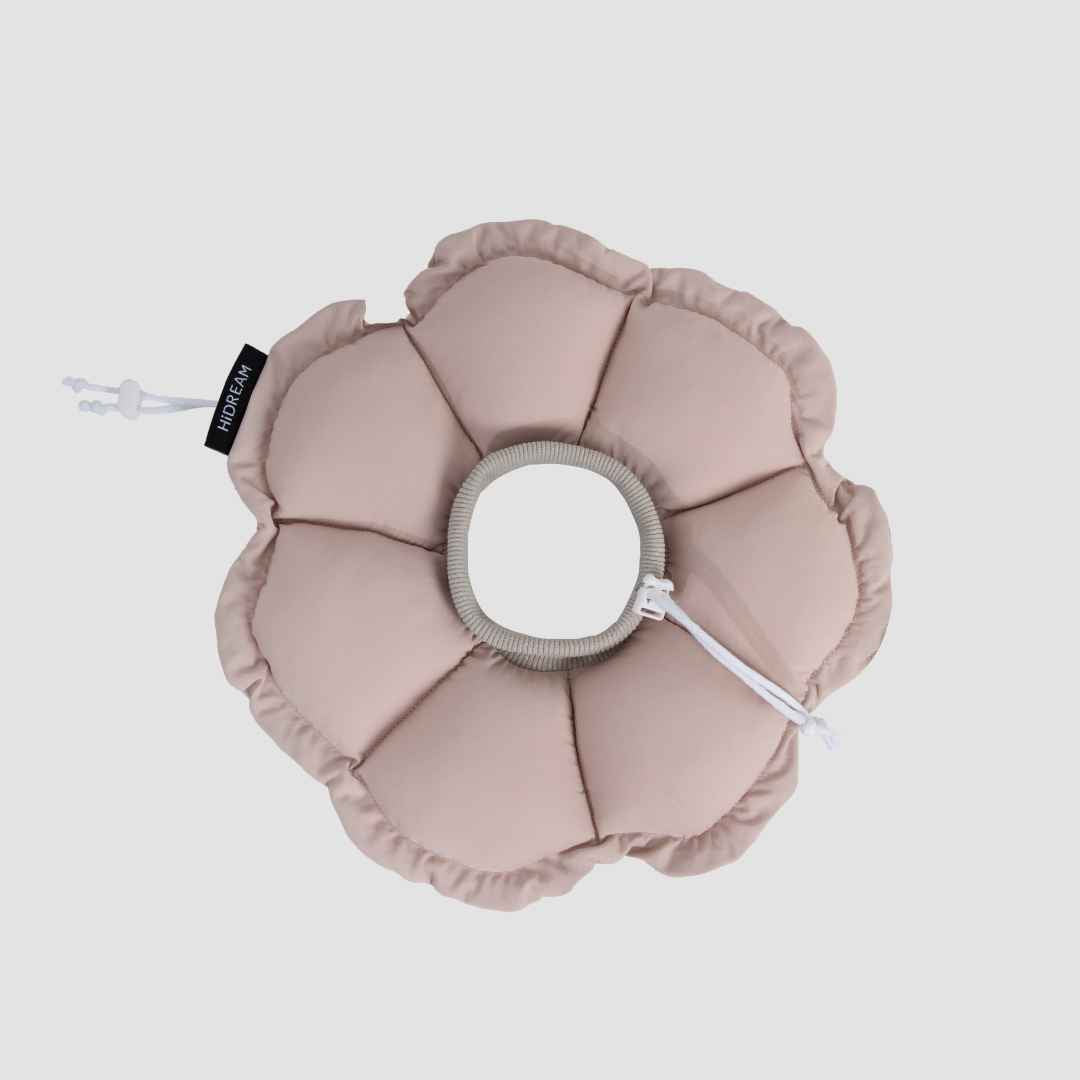 floral padded pet recovery cone collar Main image