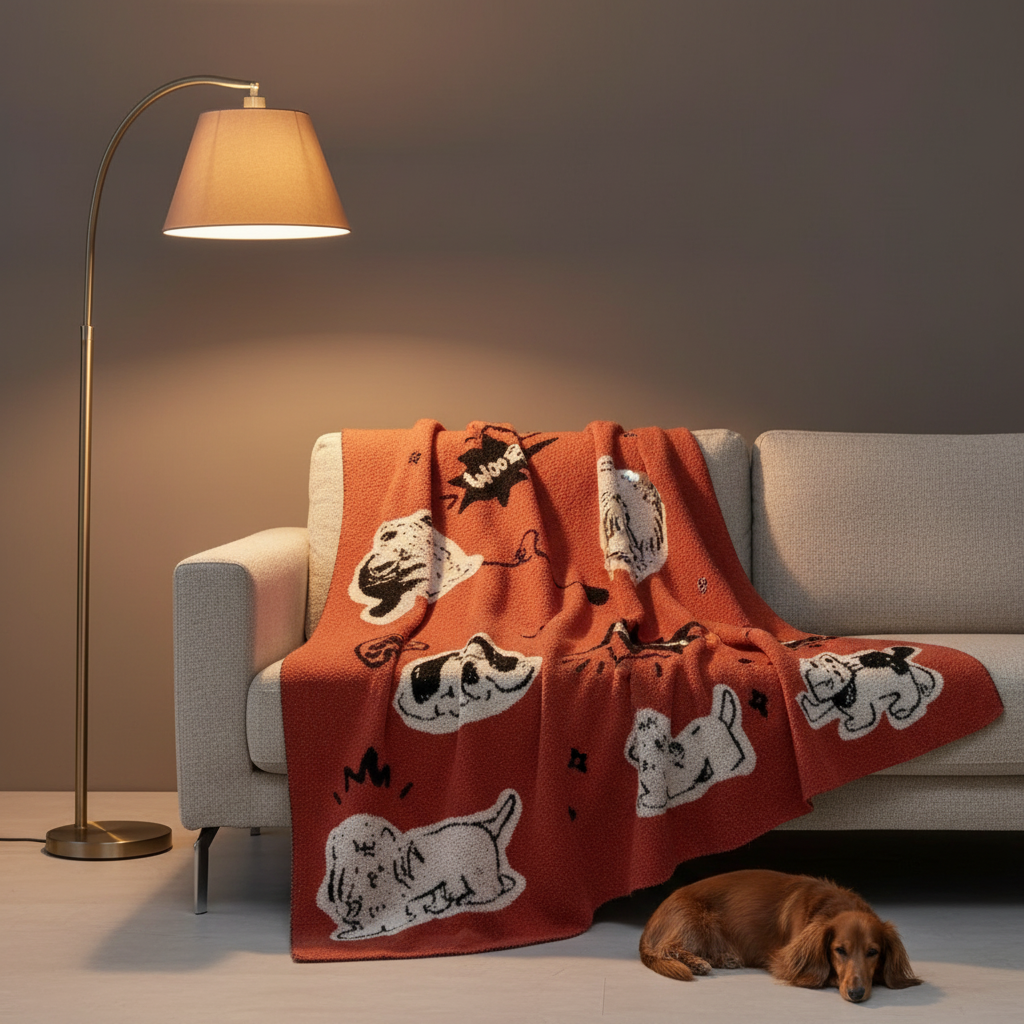 Dog Lover Throw Blanket