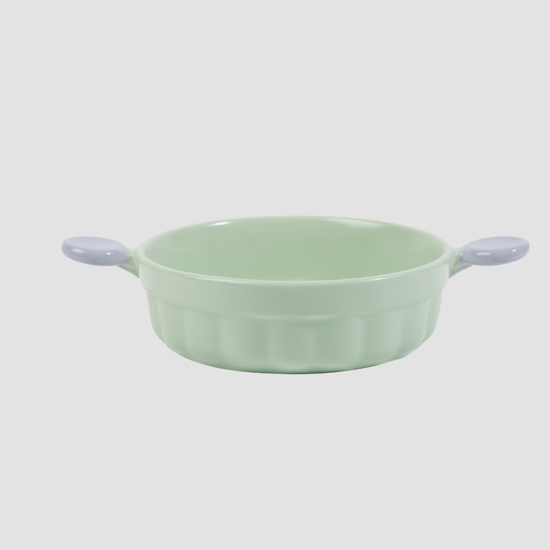 Mini Handle Ceramic Pet Bowl