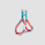 adjustable color block dog harness for walks