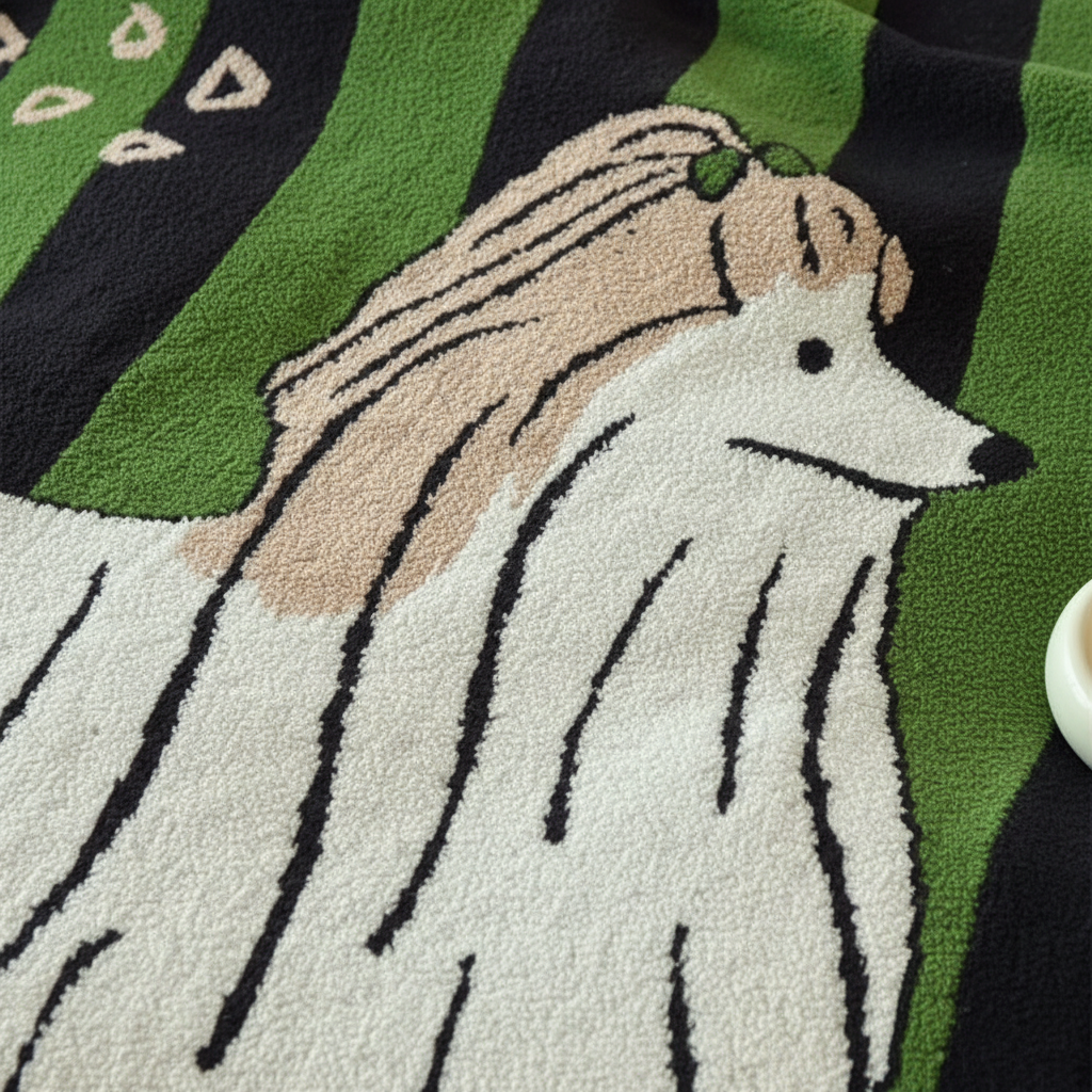 Hound & Stripes Throw Blanket