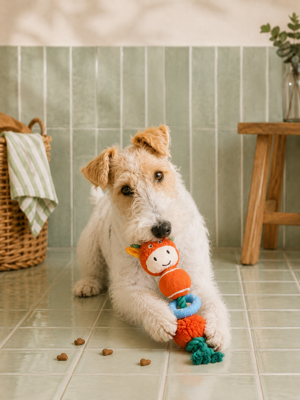 Giraffe Squeaky Dog Toy