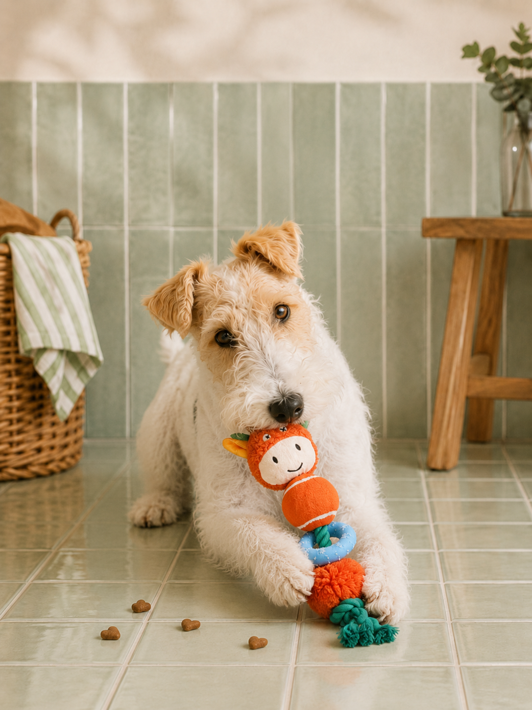 Giraffe Squeaky Dog Toy