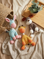 cocoa pup knit dog toy for small dogs