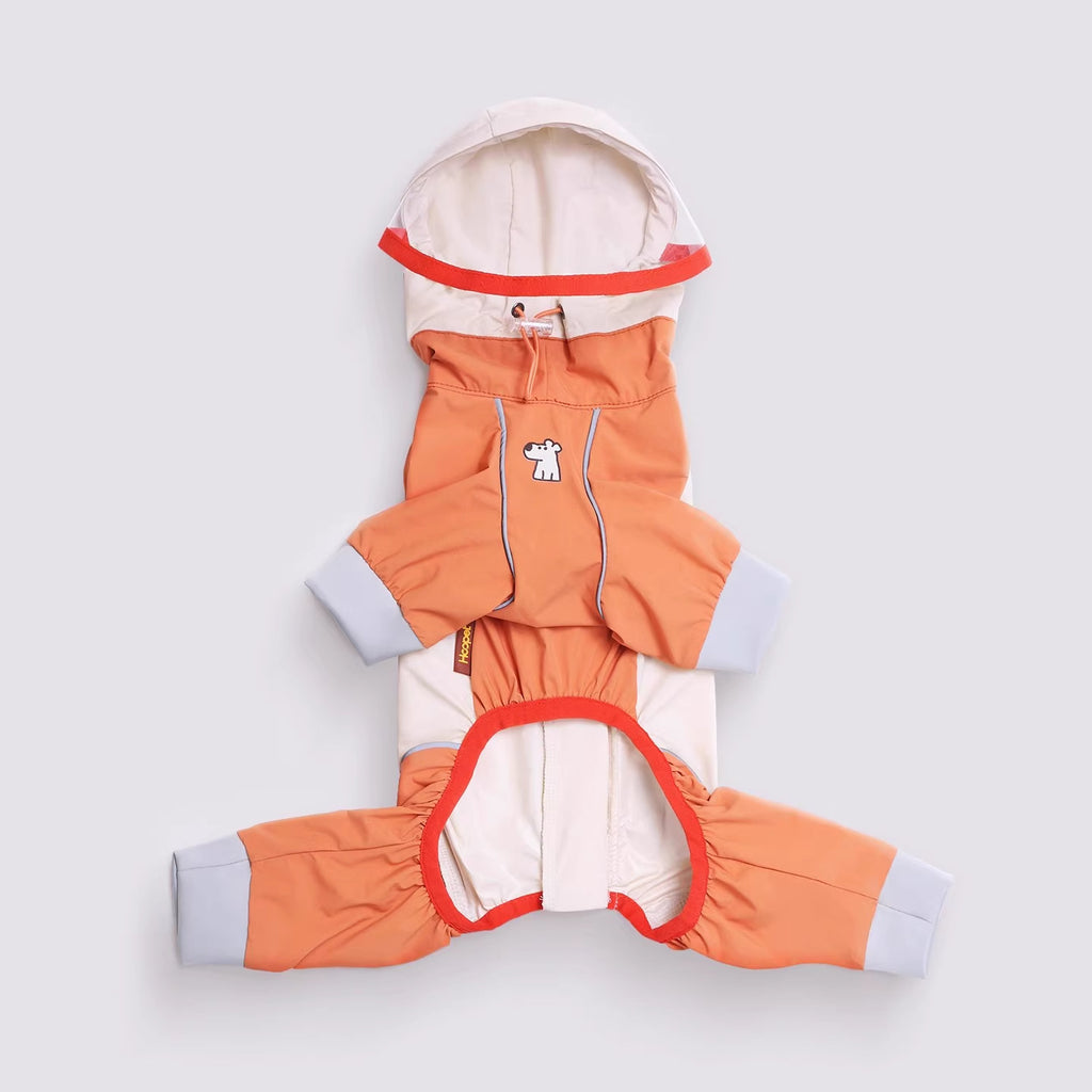 all weather waterproof dog rain jumpsuit