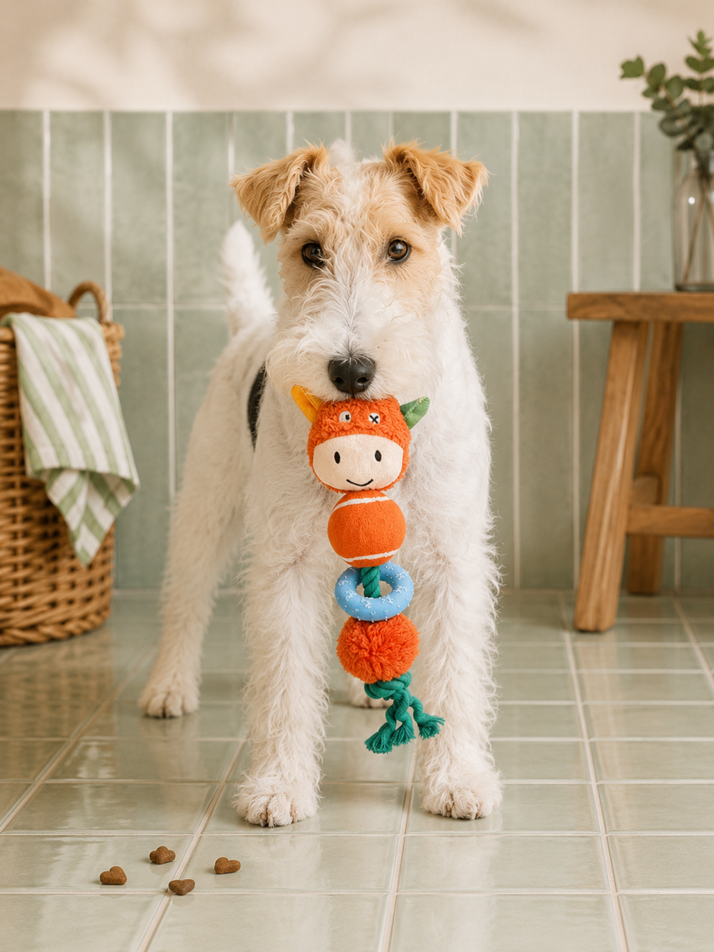 Giraffe Squeaky Dog Toy